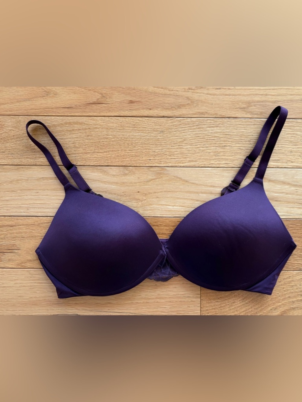 Bali Smooth U Dreamwire Underwire Padded Bra Size 36C Purple DF6580
